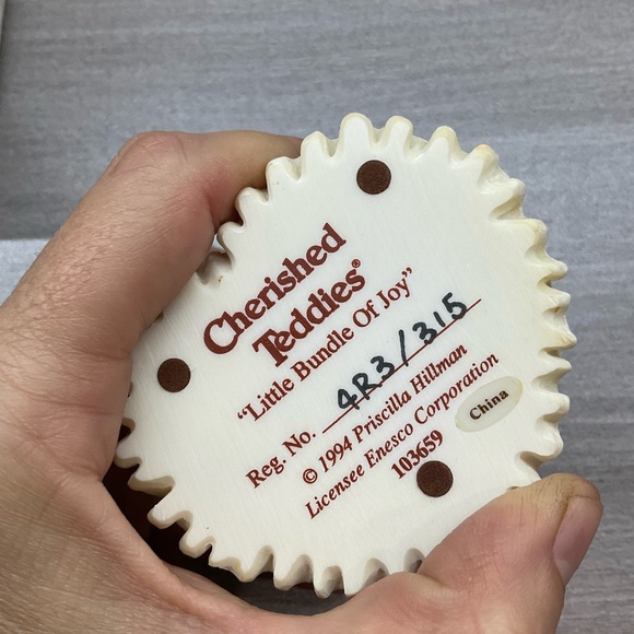 NIB CHERISHED TEDDIES 103659 LITTLE BUNDLE OF JOY - Picture 5 of 10